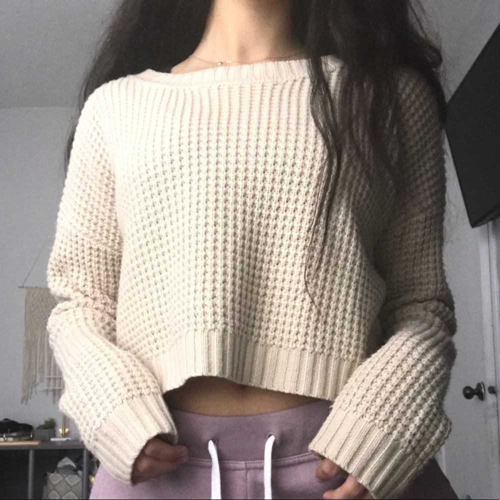 Cropped sweater